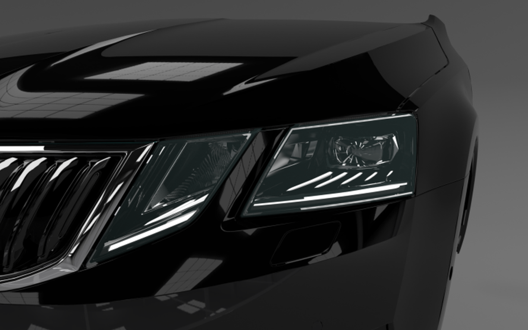 První FULL LED světlomet Škoda Octavia