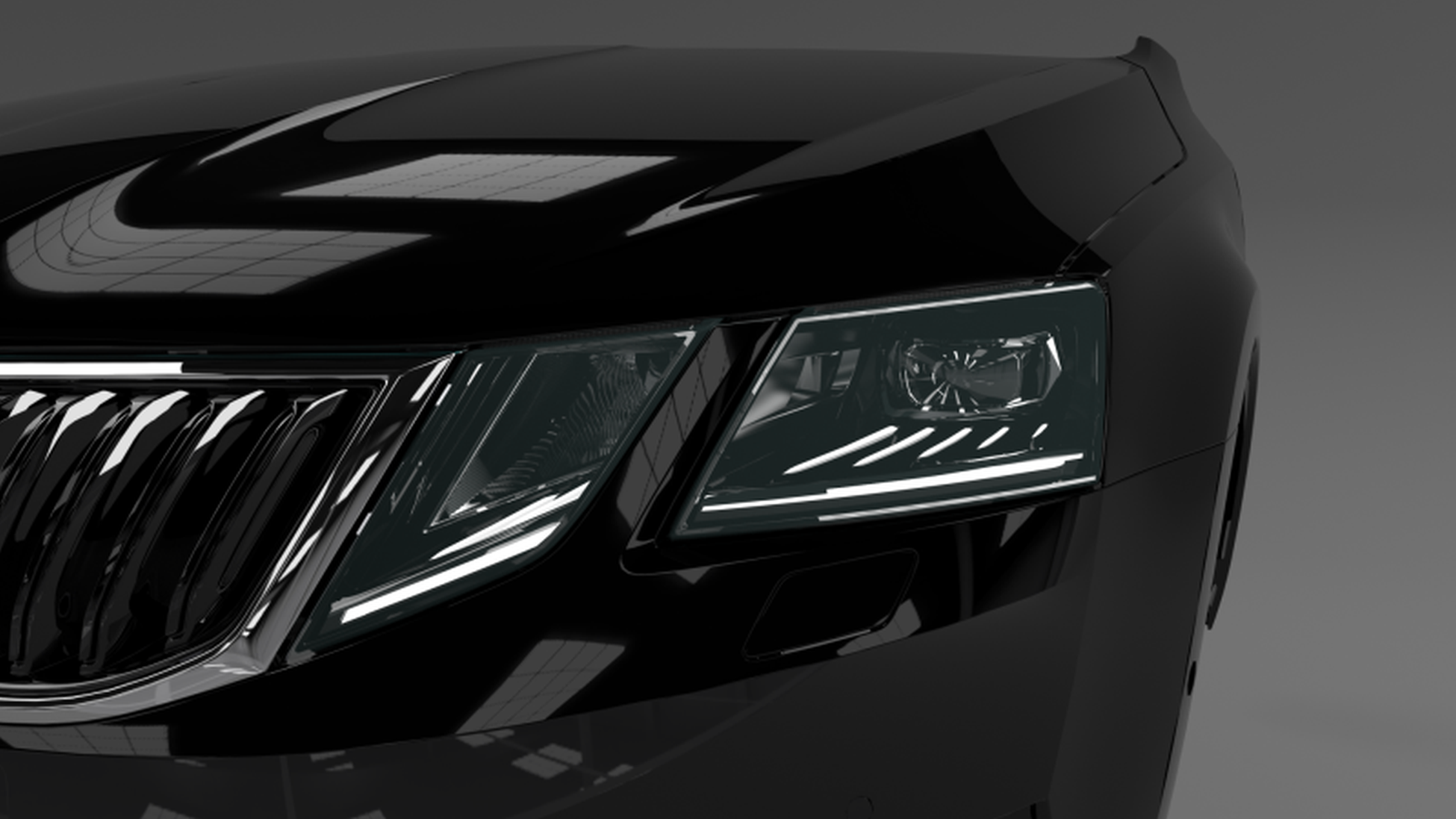 První LED světlomet Škoda Octavia Tvoříme světlo