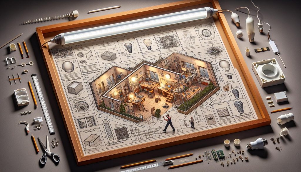 Návod na instalaci podlinkového LED svítidla 10W bílá 230V