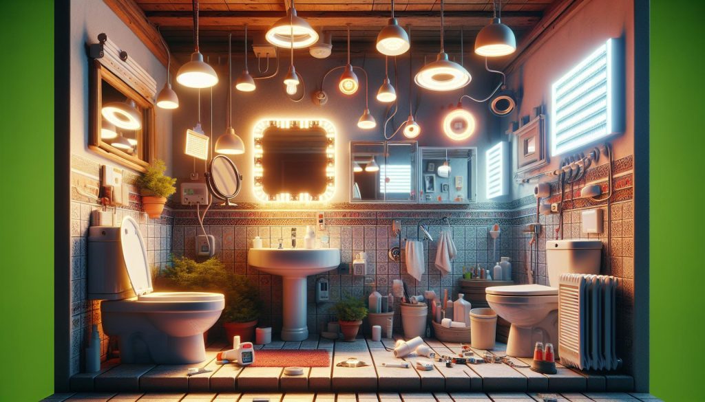 Svítidlo nad zrcadlo P99380 s LED osvětlením návod k montáži