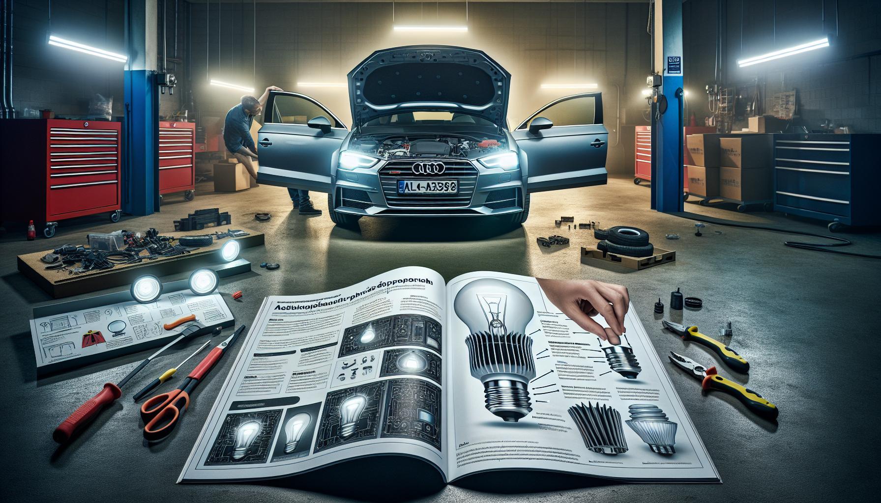 Audi A3 výměna žárovek jak na to? Snadný návod krok za krokem