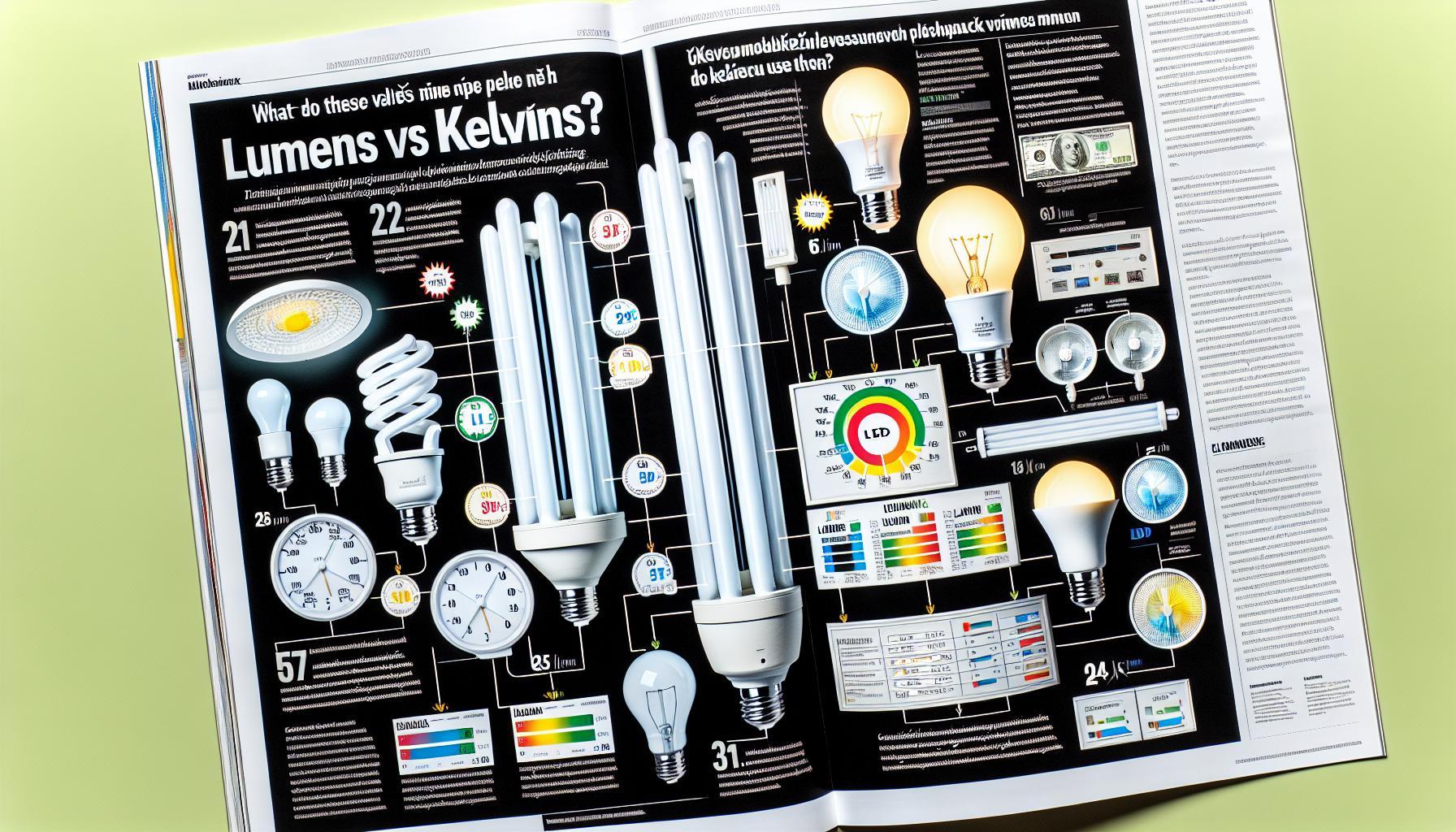 Lumeny vs kelviny: Co znamenají tyto hodnoty a jak je využít? 7 Lumeny vs kelviny: Co znamenají tyto hodnoty a jak je využít?