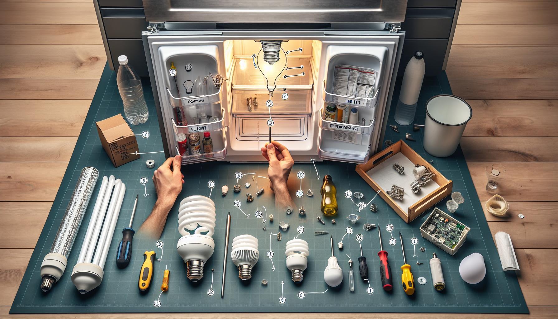 Jak vyměnit žárovku v lednici: Snadná oprava svépomocí 129 Jak vyměnit žárovku v lednici: Snadná oprava svépomocí