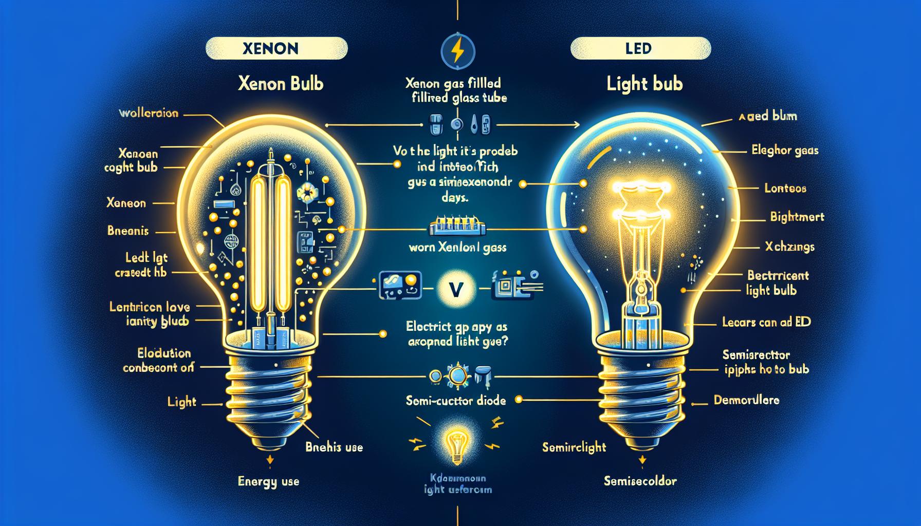Xenonové světlo versus LED: Klíčové rozdíly