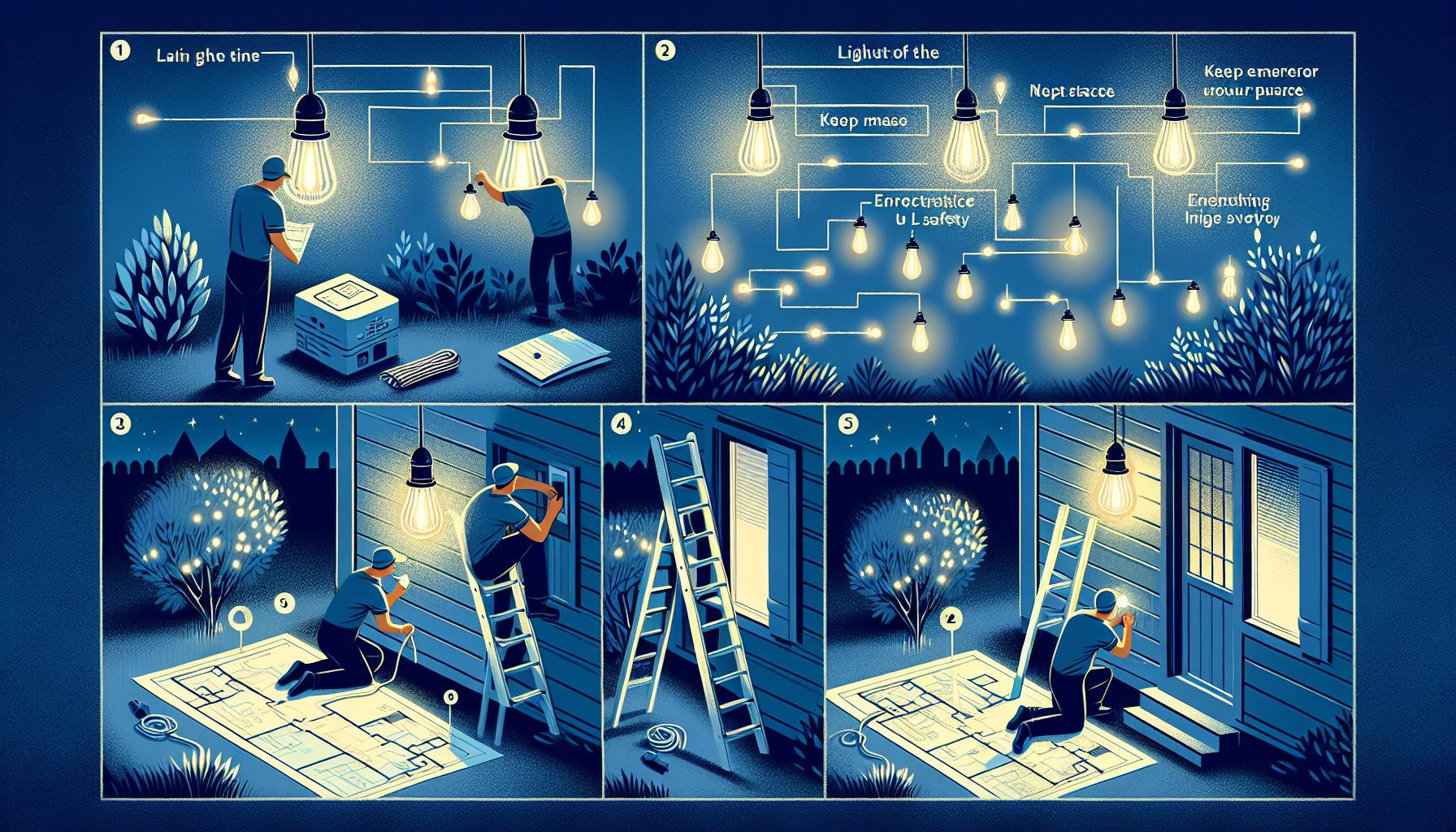 Jak zapojit venkovní osvětlení: Bezpečný postup pro každého 2 Jak vybavit venkovní osvětlení správně