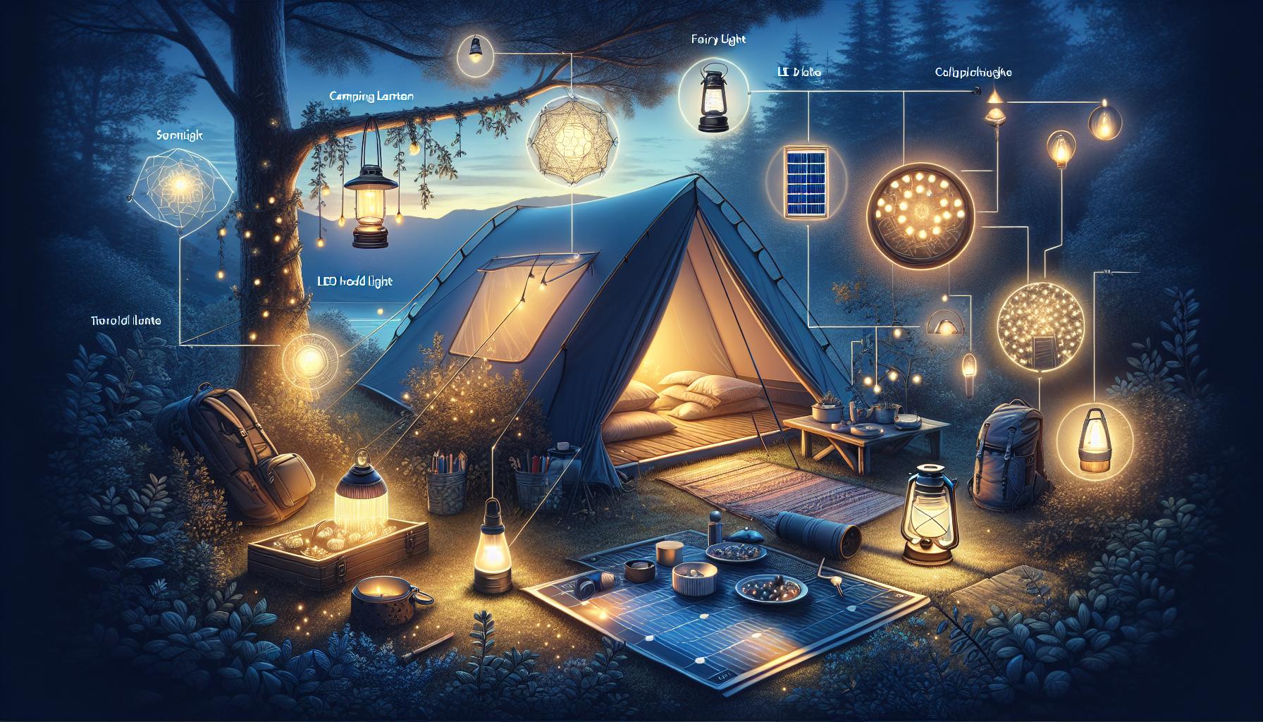 Jak osvětlit stan? Praktické tipy na kempingové osvětlení 1 Jaké osvětlení zvolit pro stan